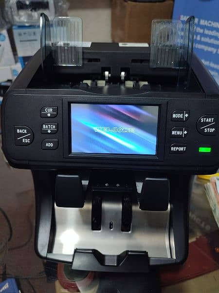 mix value counter 0721 cash sorting machine fake detection, SM brand l 16