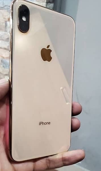 i phone xs max gold colour doul pta proved 1