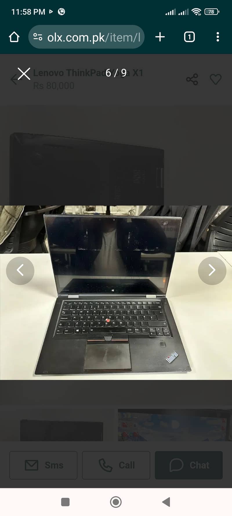 Lenovo Yoga X1 Core i7-7th Gen Touchscreen x360 Convertible Laptop 5