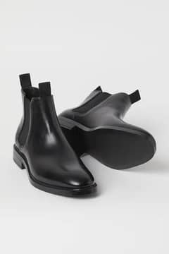 Original H&M leather chelsea boots