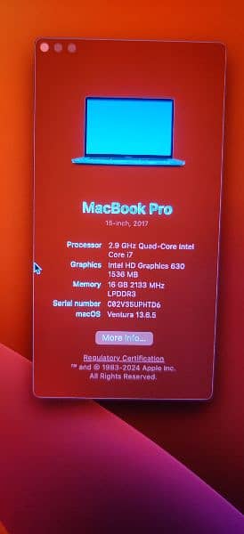 MacBook Pro 2017 - Touch Bar - urgent sale 4