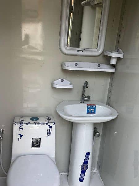 Portable toilet-washroom/prefab guard room/porta cabin/Container store 2