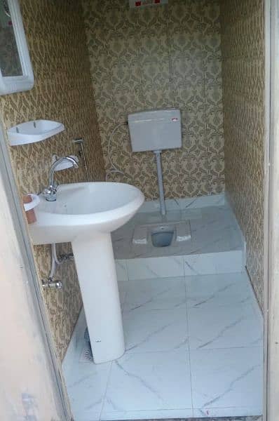 Portable toilet-washroom/prefab guard room/porta cabin/Container store 4