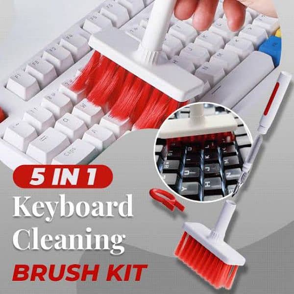 Soft Brush 5 In 1 Multi-function Cleaning Tools Kit For Keyboard 3