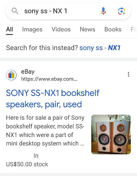 Sony SS NX 1 Speakers 3