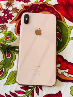 iPhone XS Max 256gb Golden PTA Approved with Check warranty
