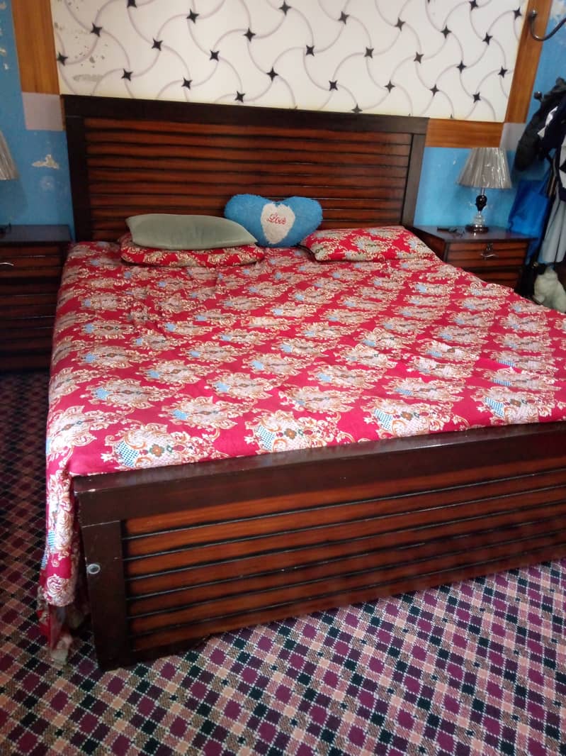 Wooden Double bed 7