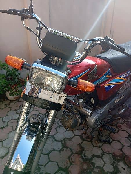 Honda CD 70 Model 2019 in good condition, for sale 3