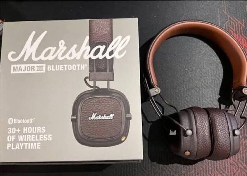 Marshall Major III Bluetooth + Wire headphones Imported 1