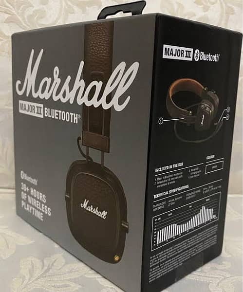 Marshall Major III Bluetooth + Wire headphones Imported 6