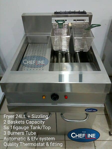 New Commercial fryer, Hot plate, Grill, Fast food Restaurant equipment 3