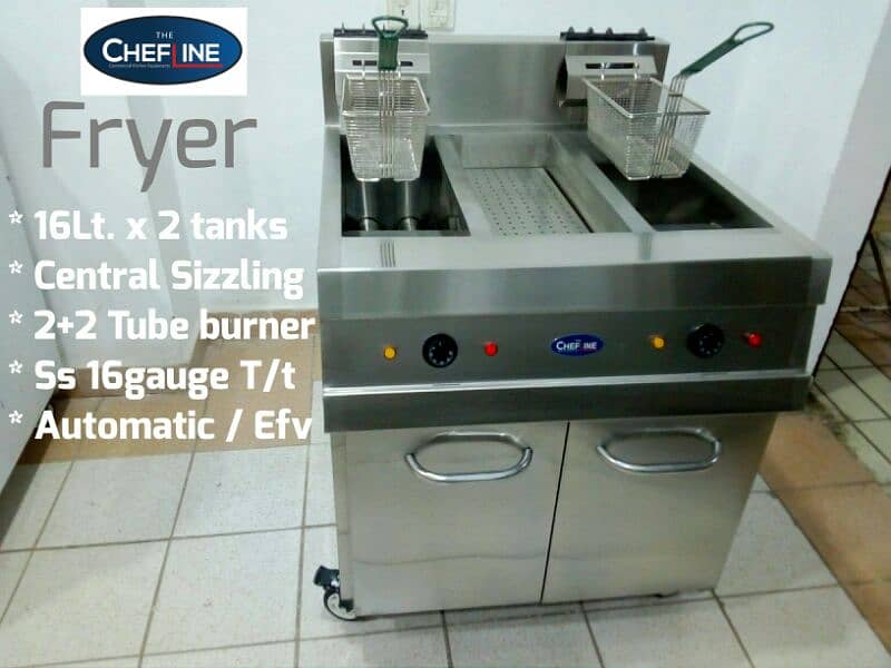 New Commercial fryer, Hot plate, Grill, Fast food Restaurant equipment 4