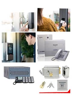 Siemens/Panasonic telephone exchange/fingerprint access control system