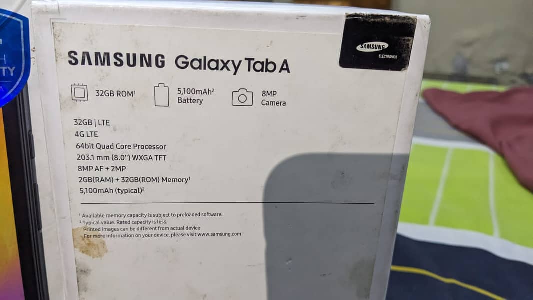 Samsung Galaxy Tab A (8.0'', 2019) * Official PTA Aprove sim working. . 1