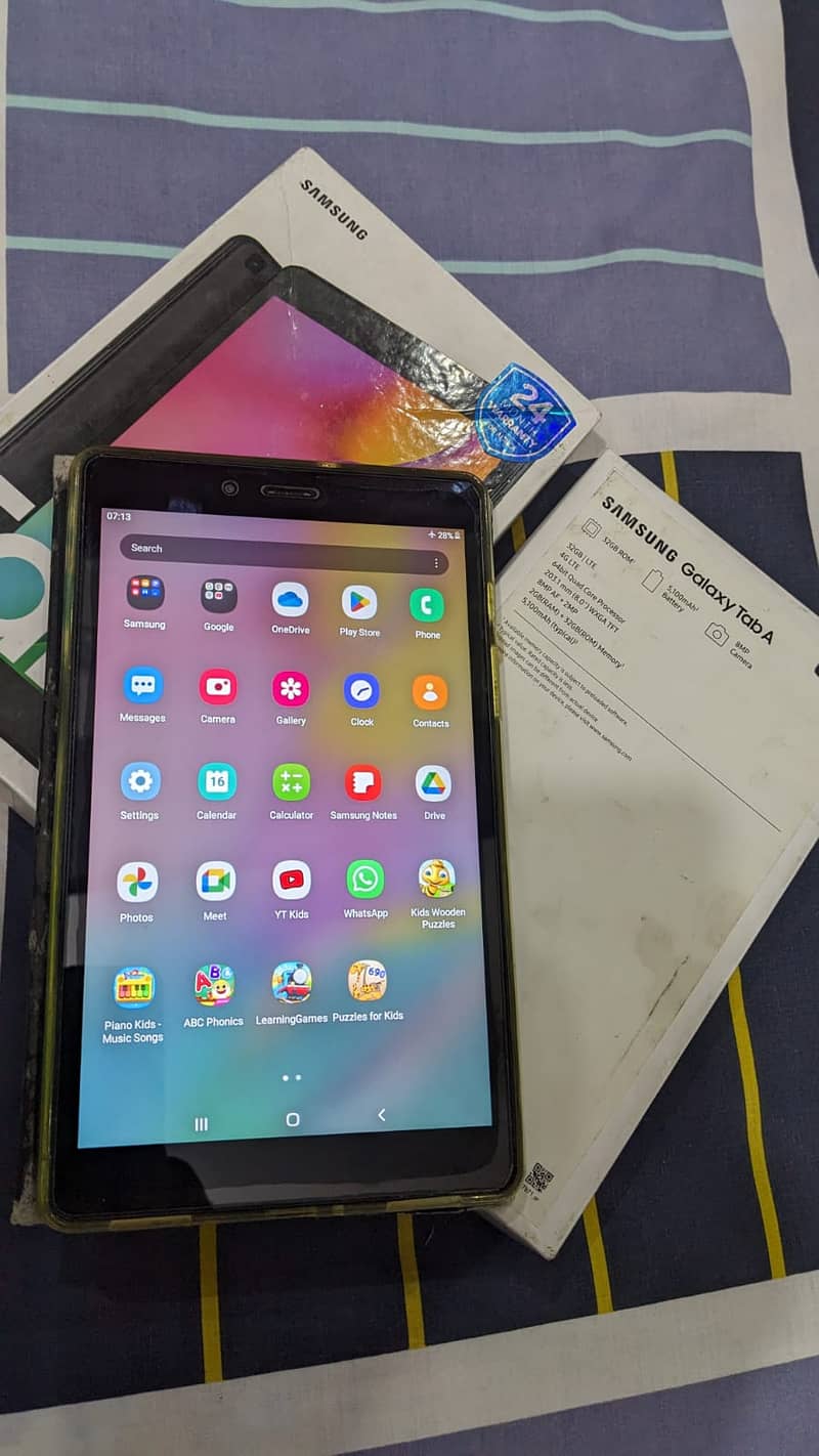 Samsung Galaxy Tab A (8.0'', 2019) * Official PTA Aprove sim working. . 3