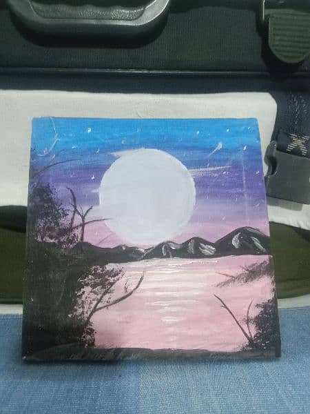 canvas beautiful painting only two painting 500 rupees charges 2