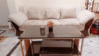 5 Seater Sofa Set with Table for Sale