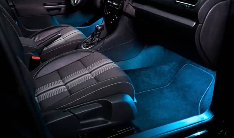 Car interior atmosphere lights 3