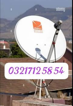 wq42 Dish antenna TV and service all world 03217125854
