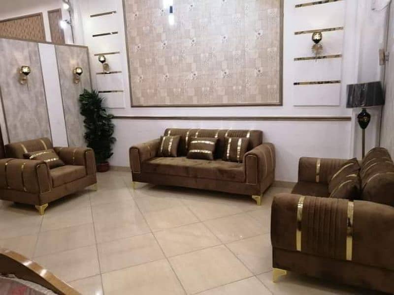 sofa set,5 seater sofa set, master molty foam poshish, furniture 16