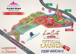 3.5 Marla Residential Plot Low Cost Block New Metro City Gujar Khan Available for Sale 0