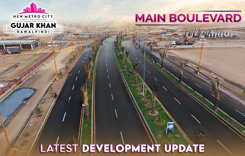3.5 Marla Residential Plot Low Cost Block New Metro City Gujar Khan Available for Sale 4