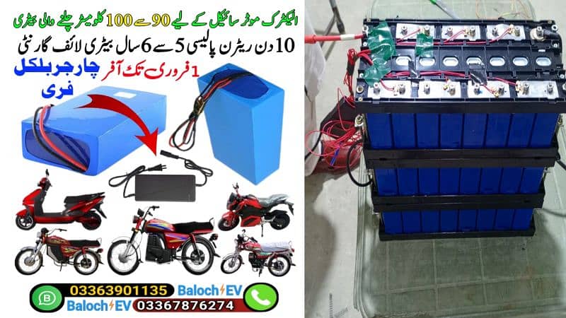 electric bike lithium ion battery and charger 10