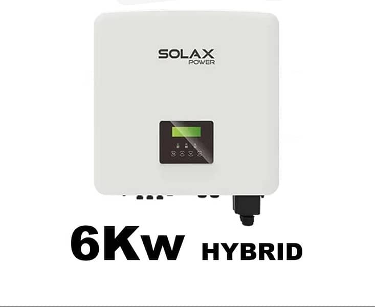SOLAX - X1 - 6 kw Hybrid Inverter 0