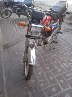 Motorbike is perfect condition