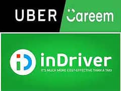 required driver uber careem and indrive