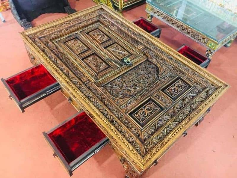center tables in solid wood antique table chinoty table swati bed 1