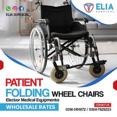 Patient wheel chair/Folding Wheel Chairs/Electro Medical Equipments 0