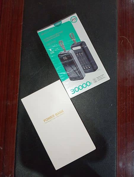 SOVO P3 Brand 30000mah Power Bank with light and three cables 1