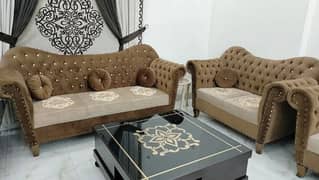 sofa set/7 seater sofa set/L shape sofa/corner sofa/center table set