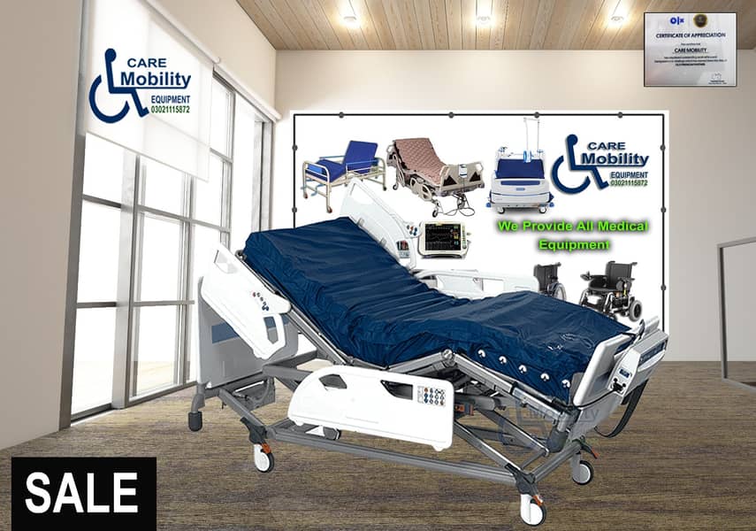 USA Imported Hospital Bed Surgical Bed Patient Bed manual Bed 6