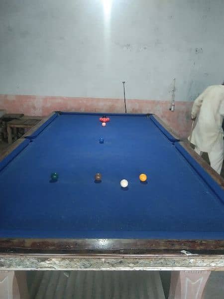 2 tables 1 snooker and 1 billiard 1