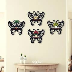 Butterfly Wall Hanging Shelves, Pack of 4