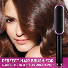 Brush Hair Straightener Brush For Girls Comb Style