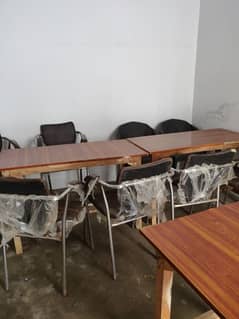 16 steels wali chairs - used But In New Condition For Office Or school