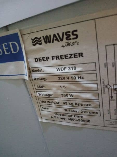 New deep freezer Not used 0