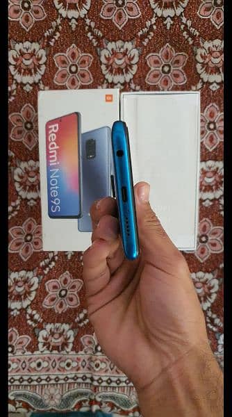 Xiaomi Redmi Note 9s with box lush piece 1