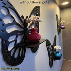 3D butterfly Art MDF wall hanging with shelf 0