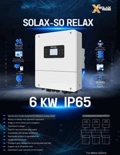 Solax hybrid 6KW IP65 - Solar Inverter - & Power Solutions