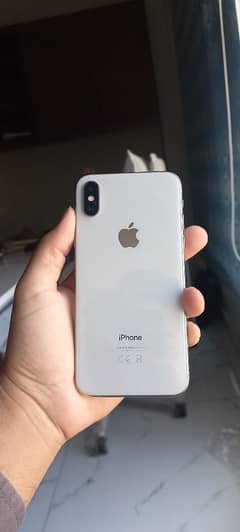Iphone X mint condition 64 GB Pta Approved for sale with box .