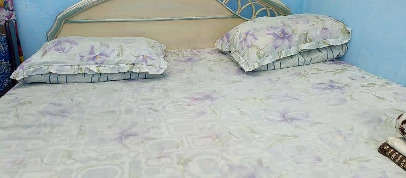 Deco paint double bed set with form 10