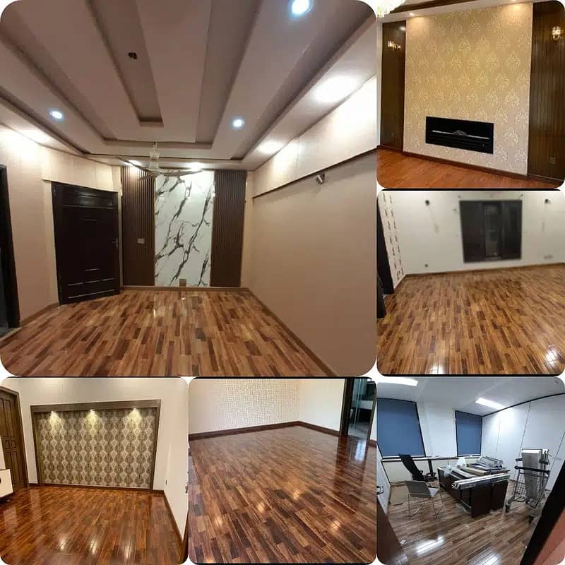 Vinyl floor, wooden floor, wallpaper, wpc false ceiling, pvc panel, 5