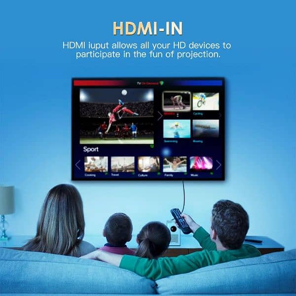 ultr hd Home Cinema / portable Android projector 7