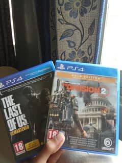 division 2 or the last of us and fifa 18