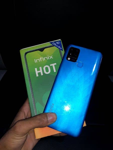 Infinix hot 10s with box and accessories 2