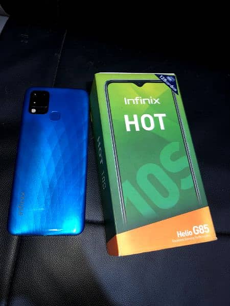 Infinix hot 10s with box and accessories 5